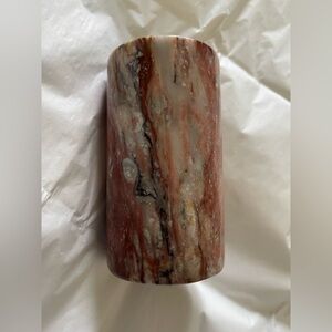 Elegant small Marble Vase - Brown and Gray